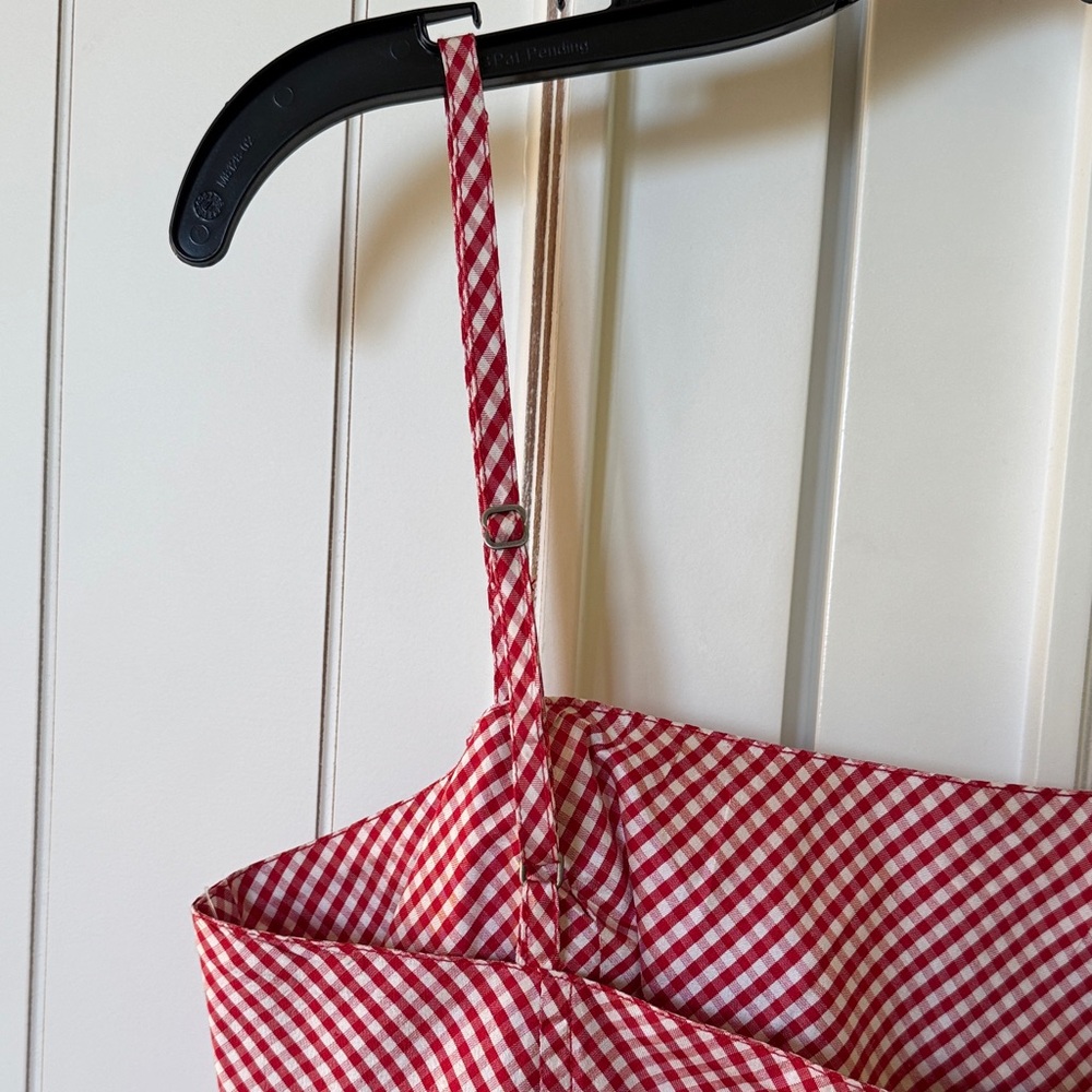 Elegant Red Gingham Ralph Lauren Dress size 6 - Picture 4 of 10
